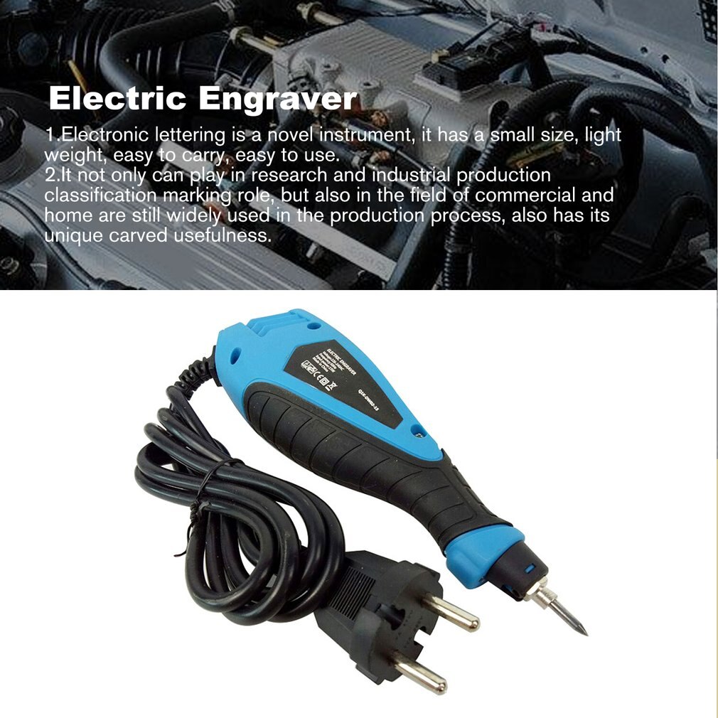 220V grabador eléctrico Metal grabado bolígrafo puntas de acero de carburo para acero madera plástico vidrio piedra Hobby herramientas eléctricas