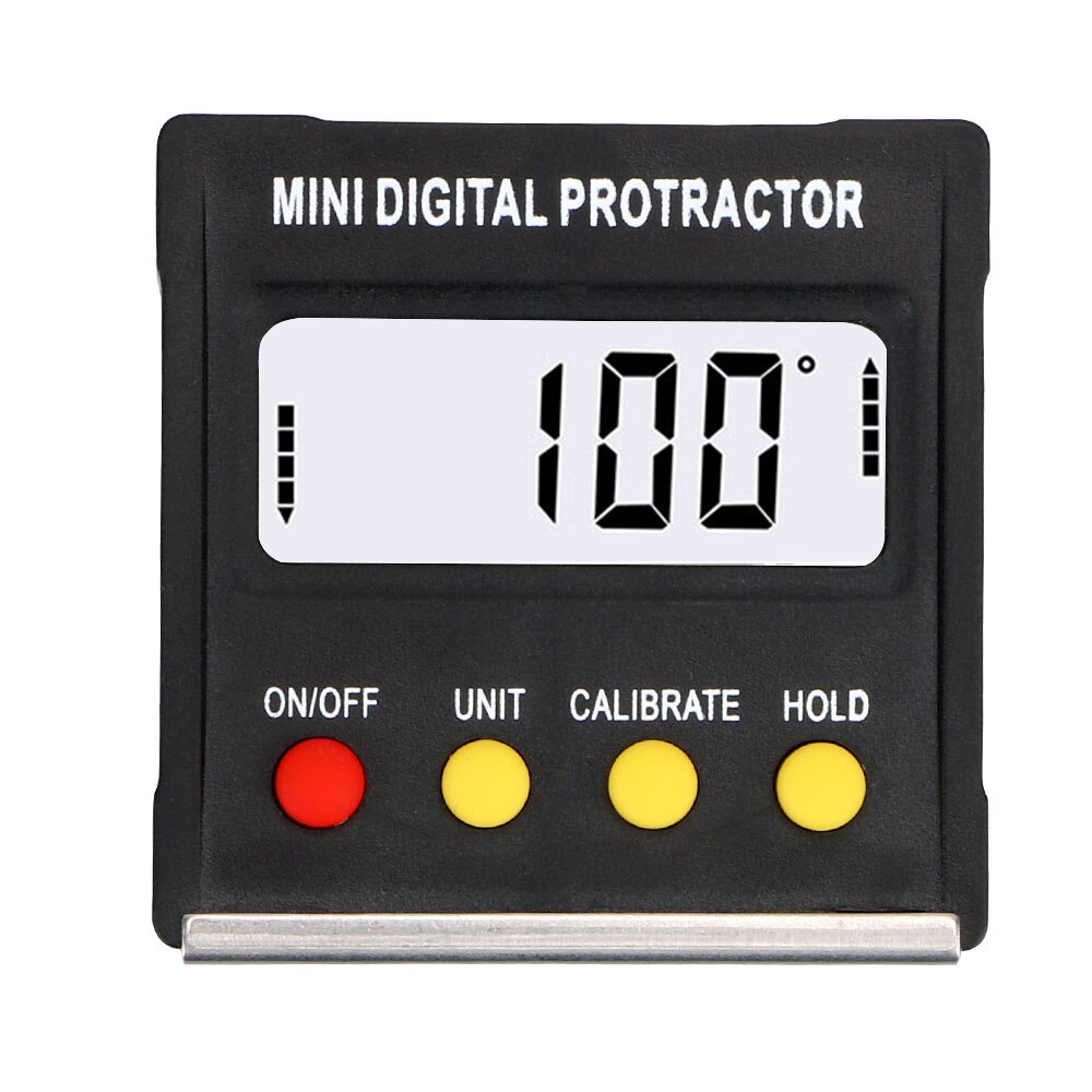 Magnetic Base 360 Degree Mini Digital Protractor Inclinometer Bevel Box Digital Angle Finder Electronic Level Box