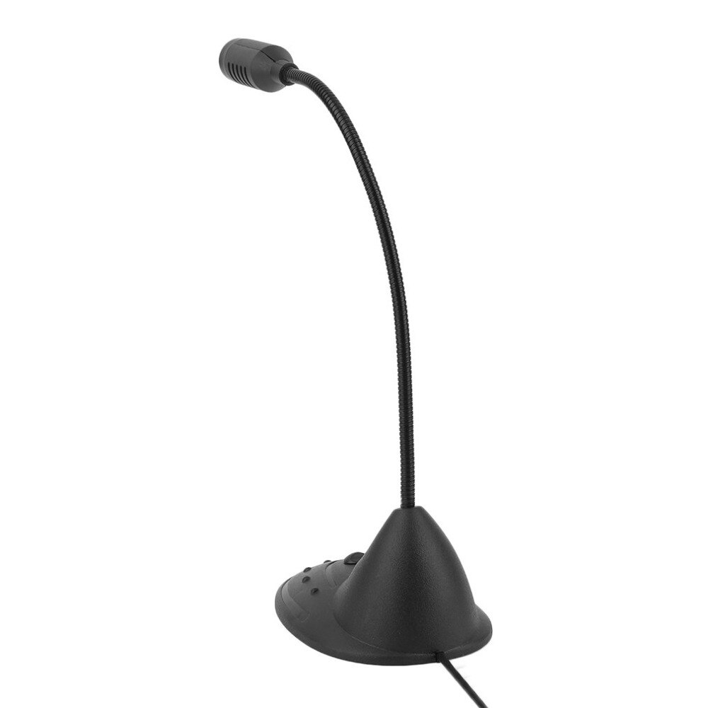 Wired computer microphone with clear voice and video chat for desktop computers and laptops