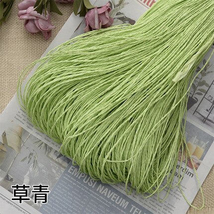 500G Raffia Stro Garen Hand Haken Garen Voor Diy Hoeden Handtassen Kussens Verpakking Wikkelen Materiaal Gehaakte Stro Hoed Lijn tas: 12
