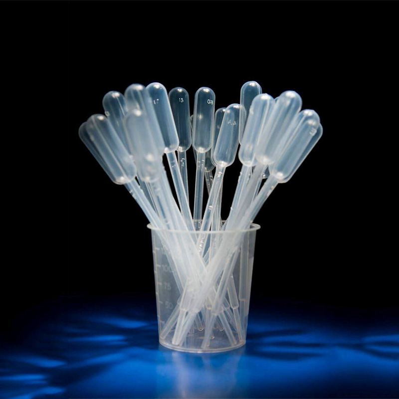 200 Stuks 3Ml En 0.2Ml Pipetten Plastic Overdracht Eye Droppers Voor Essentiële Oliën