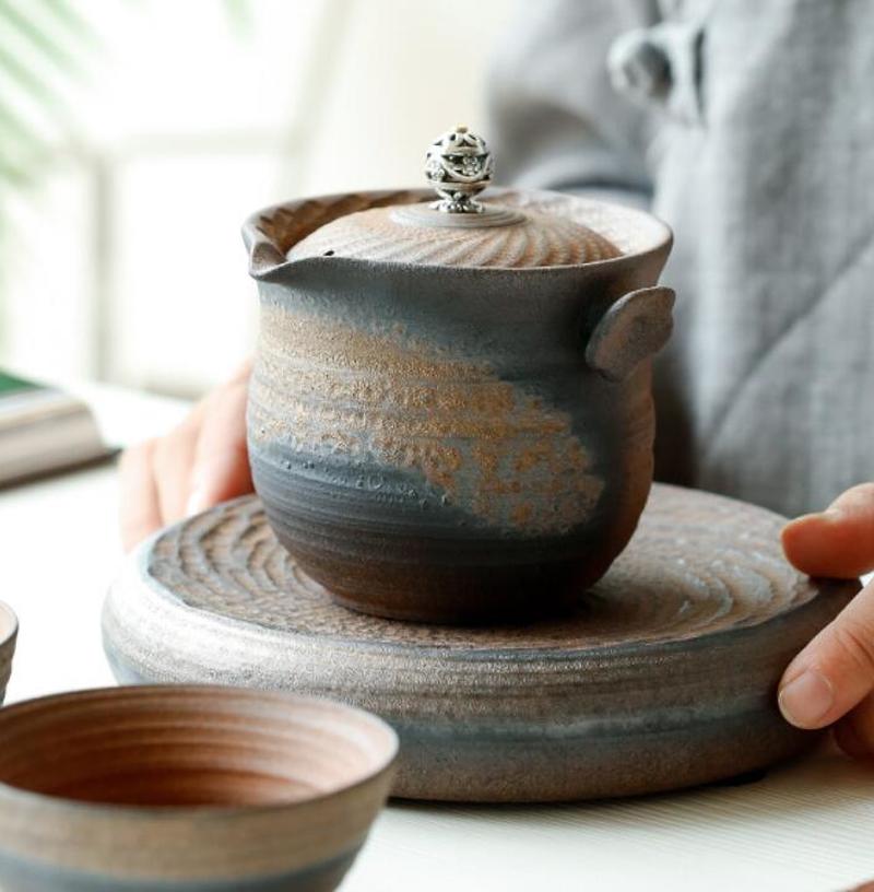 Japansk rejse keramiske tekande te kop kedel gaiwan porcelæn kung fu te sæt kedel gaiwan drinkware tilbehør