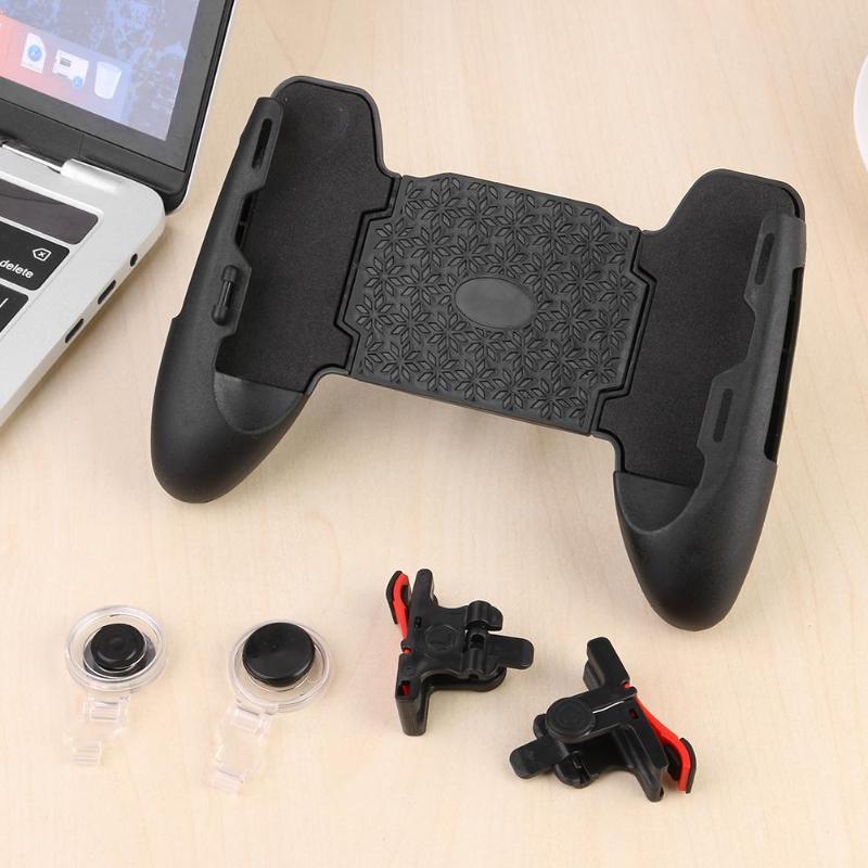 Hot 5 in 1 Gamepad per cellulare per PUBG Mobile Trigger pulsante di fuoco L1R1 Controller sparatutto Joystick obiettivo chiave per gioco di tiro