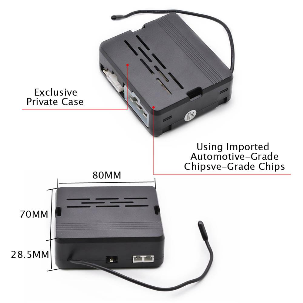 12V Universal Car Start Stop Button Engine Push Start Button Alarm Vehicle Entry System With Remote Controller CSV