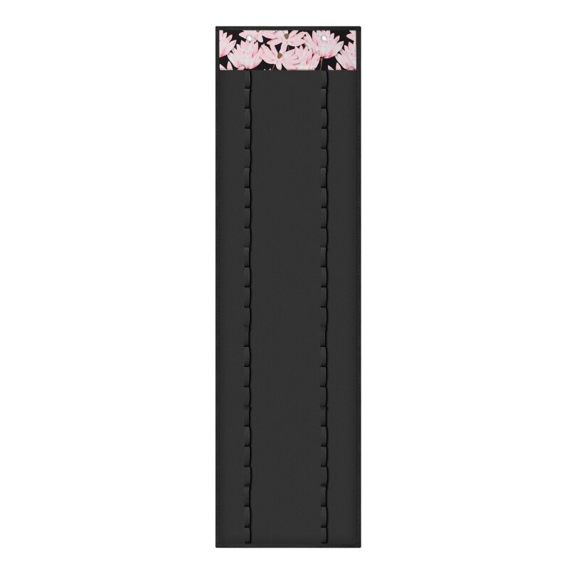 Organisateur de rangement en vinyle, support de rouleau en vinyle mural sur la porte 48 rouleaux: lotus