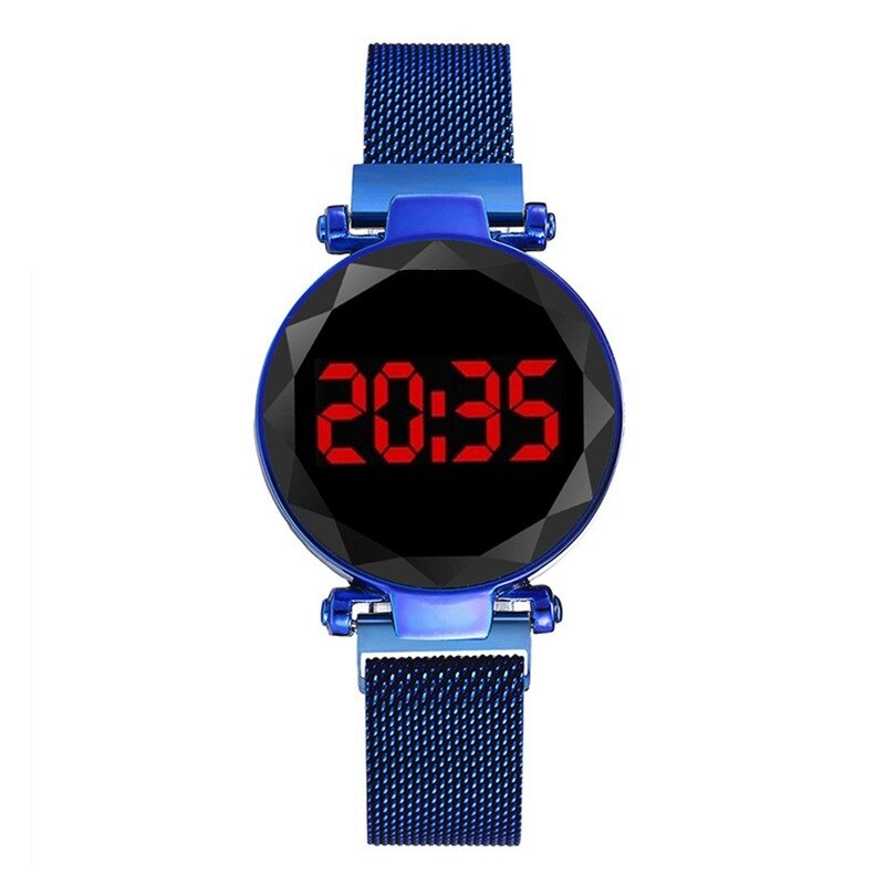 Montre Numérique Femme à écran LED Tactile - Boîtier Carré, Résistante à L'eau | Style Moderne