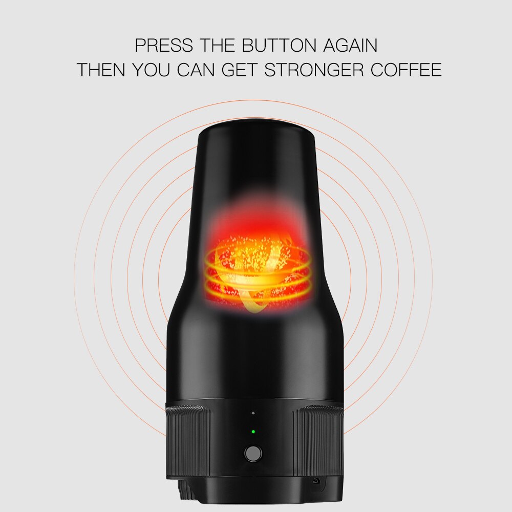 Machine à café expresso tenue dans la main extérieure 550ml de Machine à café électrique portative d'usb pour le voyageur