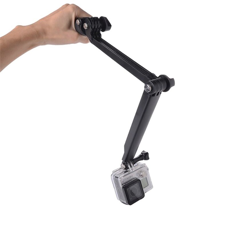 Support de caméra extensible pliable de bâton de Selfie de Gopro tenu dans la main de 3Way support de caméra portatif imperméable de poignée de bâton de Selfie accessoires de Gopro