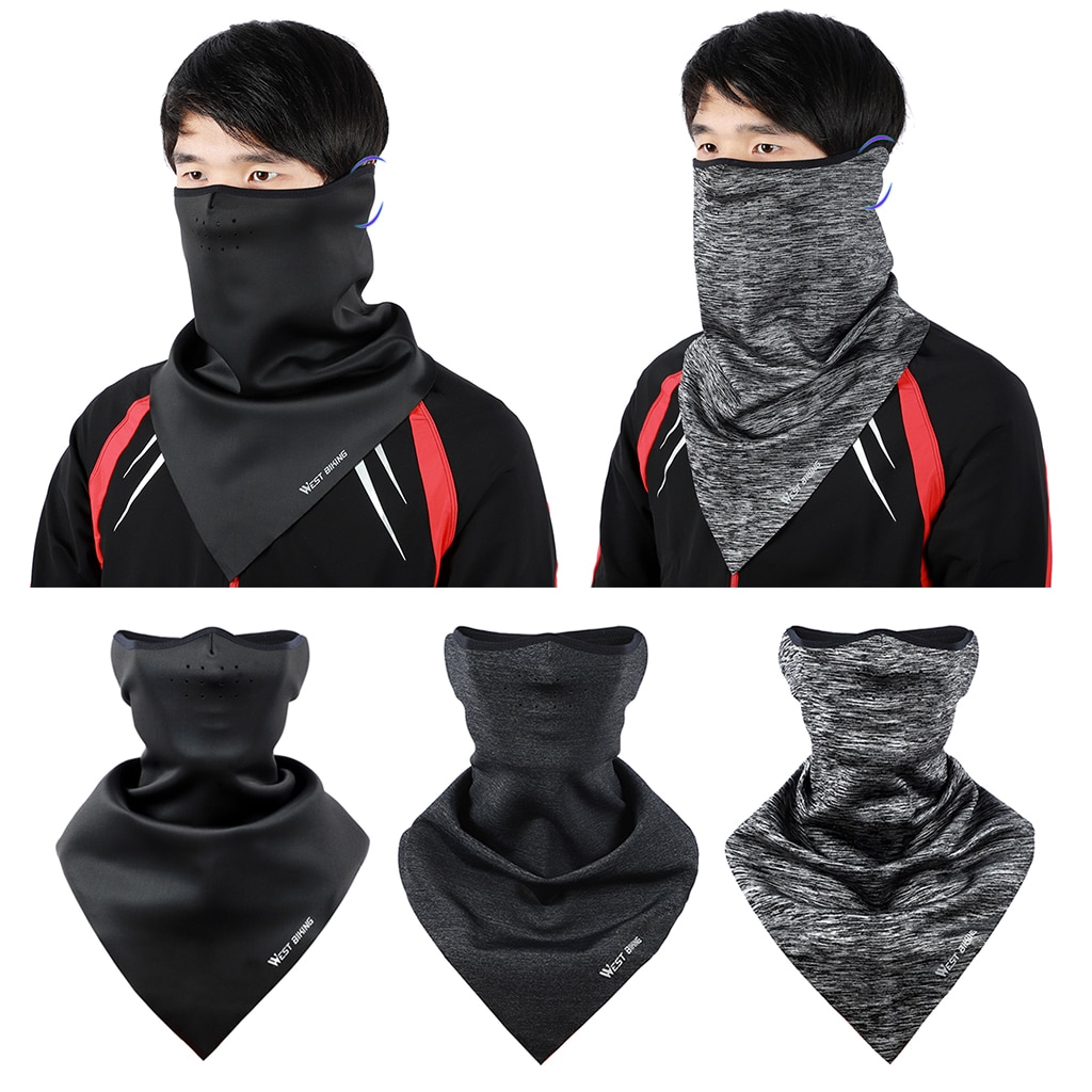 High Elastic Face Scarf Neck Gaiter Triangle Headband for Men/Women Hiking