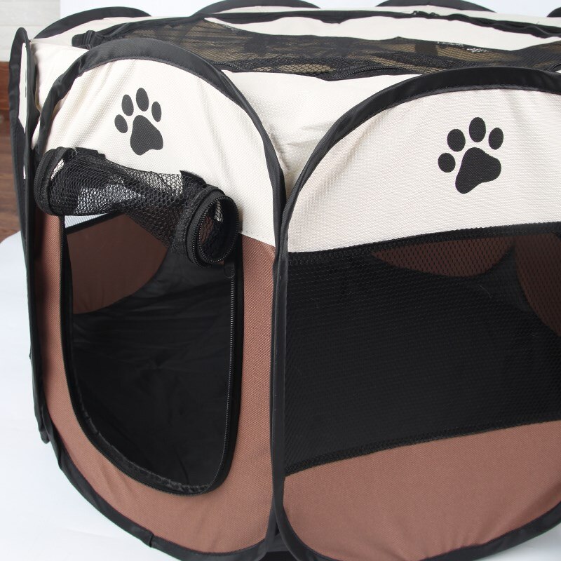Portable Kennels Fences Dog Tent House Cage Dog Cat Tent Puppy Kennel Easy Operation Fence Outdoor Big Dogs House