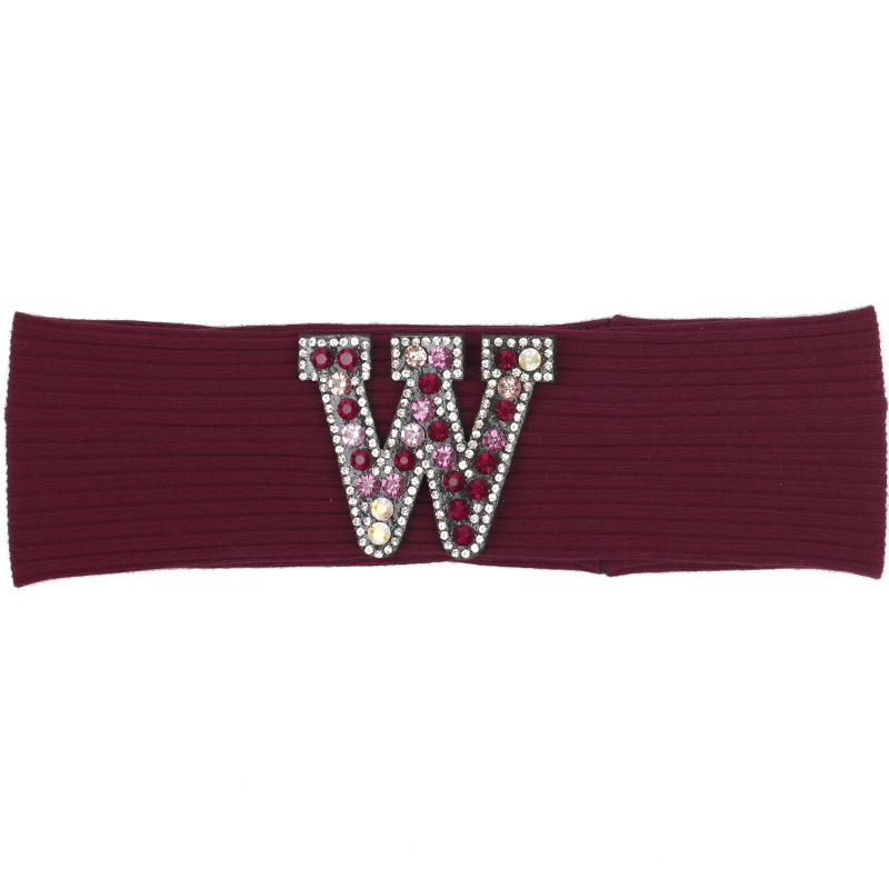 Zomer Casual Mode Vrouwen haarbanden Multi-color Strass brief Katoen Geribbelde hoofdbanden dames Meisjes haaraccessoires