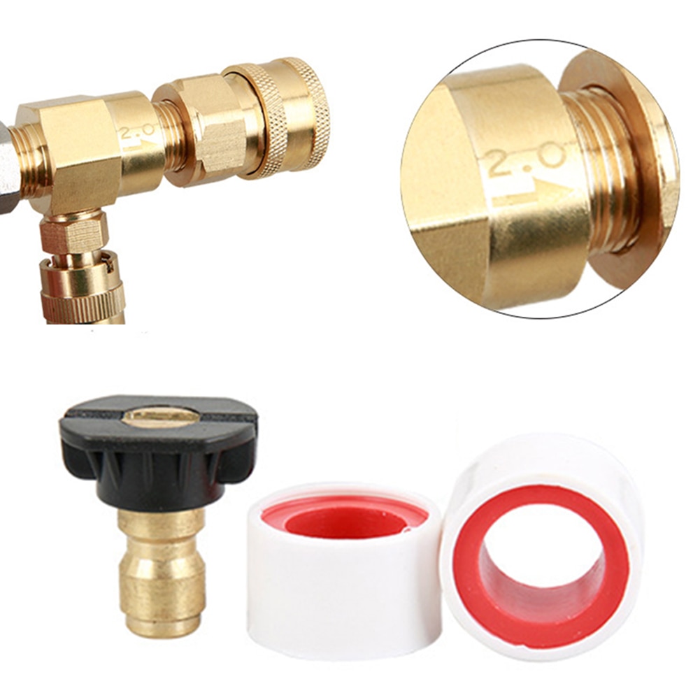 3/8 Inch Adjustable Chemical Soap Injector Syphon Hose Set for Pressure Washer