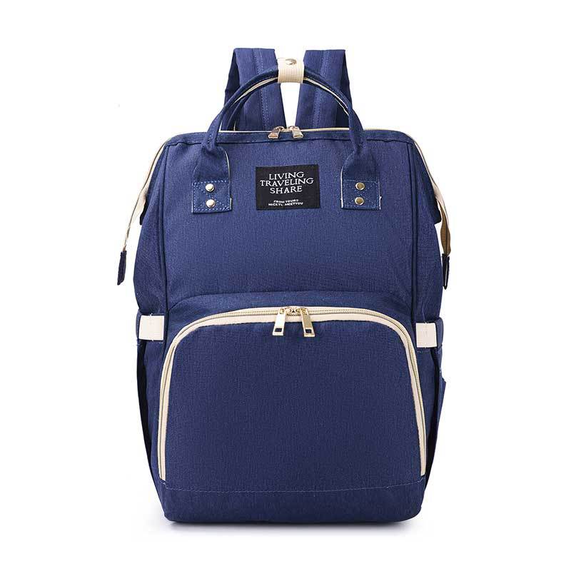 Licht Luiertas Multifunctionele Grote Volume Mother 'S Bag Verbeterde Waterdichte Rugzak Zwangere Vrouwen Zogende Verpleging: Dark Blue