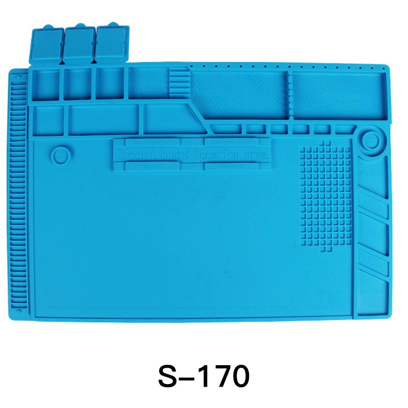 Heat Insulation Mat Heat-resistant BGA Soldering Station Hairdryer Repair Tool Insulation Pad Insulator Pad Maintenance Platform: S-170