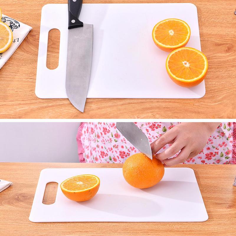 1Pc Plastic Cutting Board Practical Square Plastic Cutting Board Non-slip Cutting Board Cutting Fruit Board Kitchen Tool