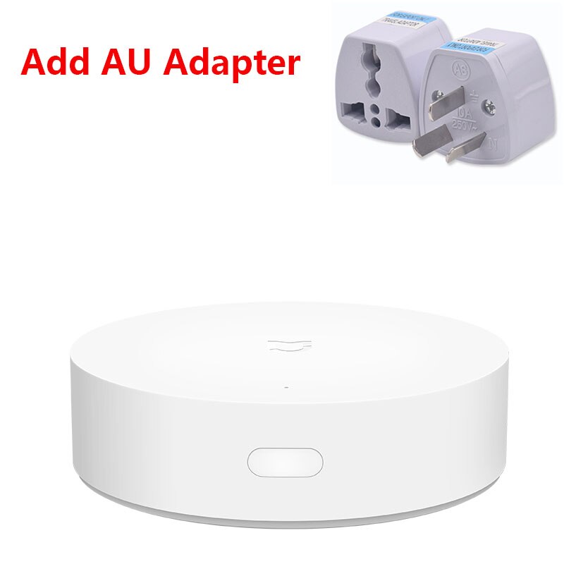 Xiaomi Mijia passerelle 3 multi Smart Home Hub commande vocale travail avec ZigBee WIFI Bluetooth maille porte corps capteur d'humidité: Add AU plug