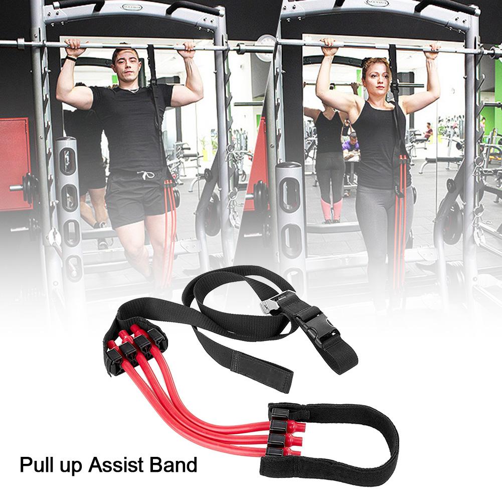 Pull-up-hjælpebånd til mavemuskelopbygning, hage-up-hjælpebånd til højtydende pull-up-udstyr til fuld kropstræning