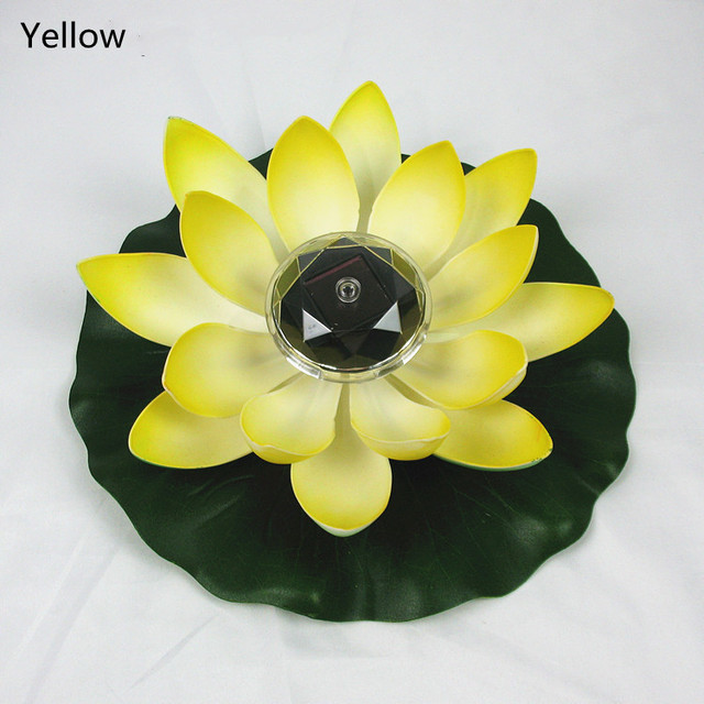 Solar- angetrieben LED Blume Licht Knstliche Lotu...  Grandado