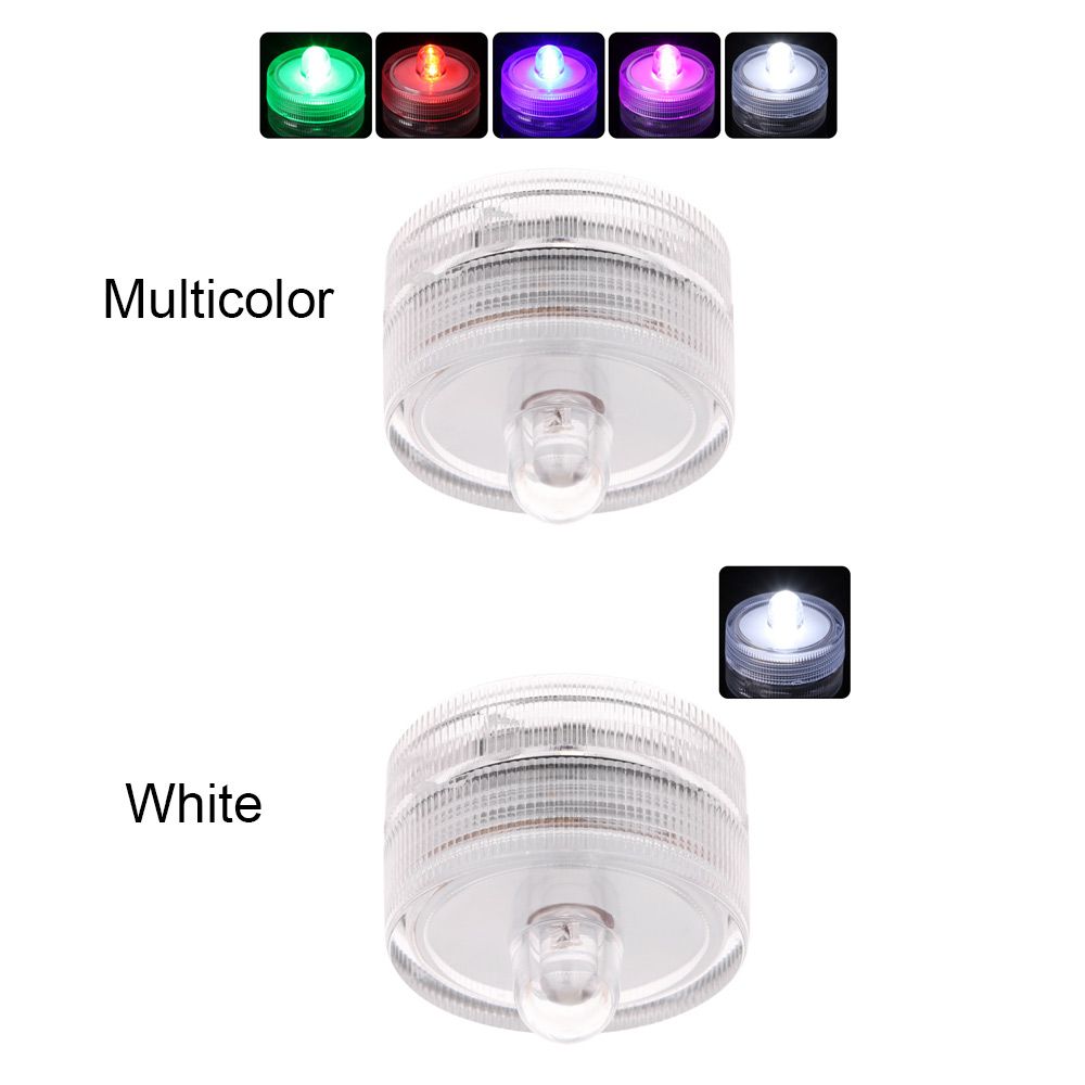 Fish Tank Accessories Candle Shape LED Lamp Fish Tank Lamp Waterproof Aquarium Light Mini Lighting