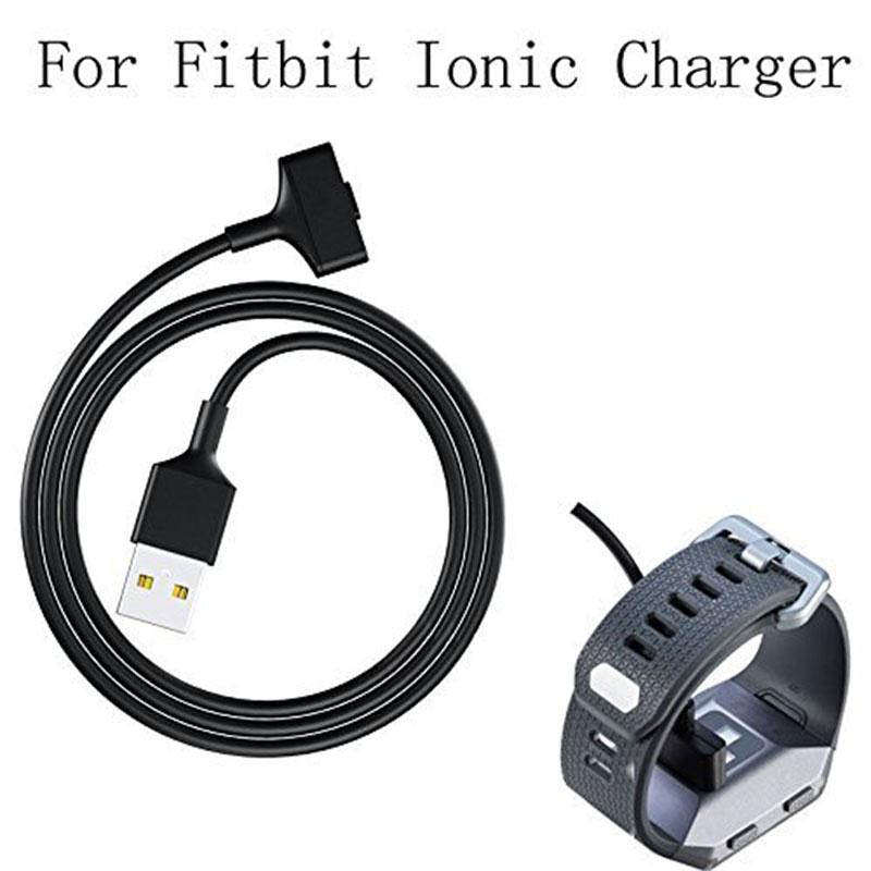 3 fot /1m erstatningslader usb ladekabel ladekabel ledning for fitbit ionic  td1102 trådløst armbånd tracker tilbehør