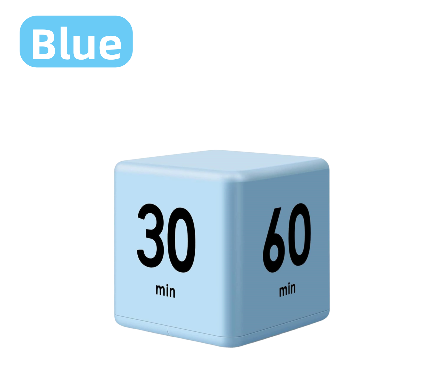 Digital Kitchen Timer Stopwatch Pomodoro Timer Gravity flipIntelligent Learning Timer, Clear Loud Home Kitchen Accessory: Blue