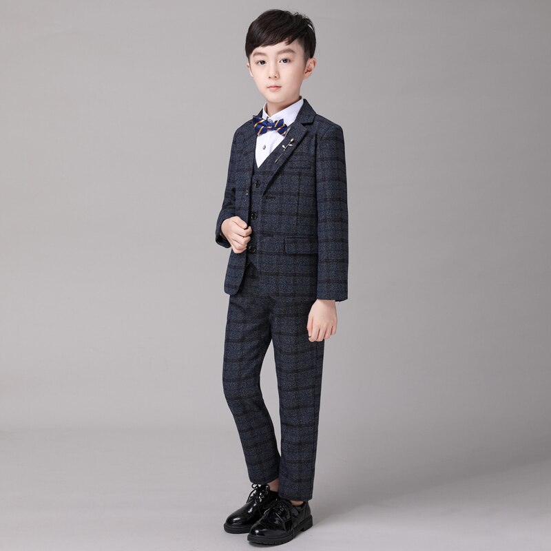 Nimble Boys Suits for Weddings Solid Navy Blue Boys Wedding Suit Formal Suit for Boy Kids Wedding Suits Blazer Boy