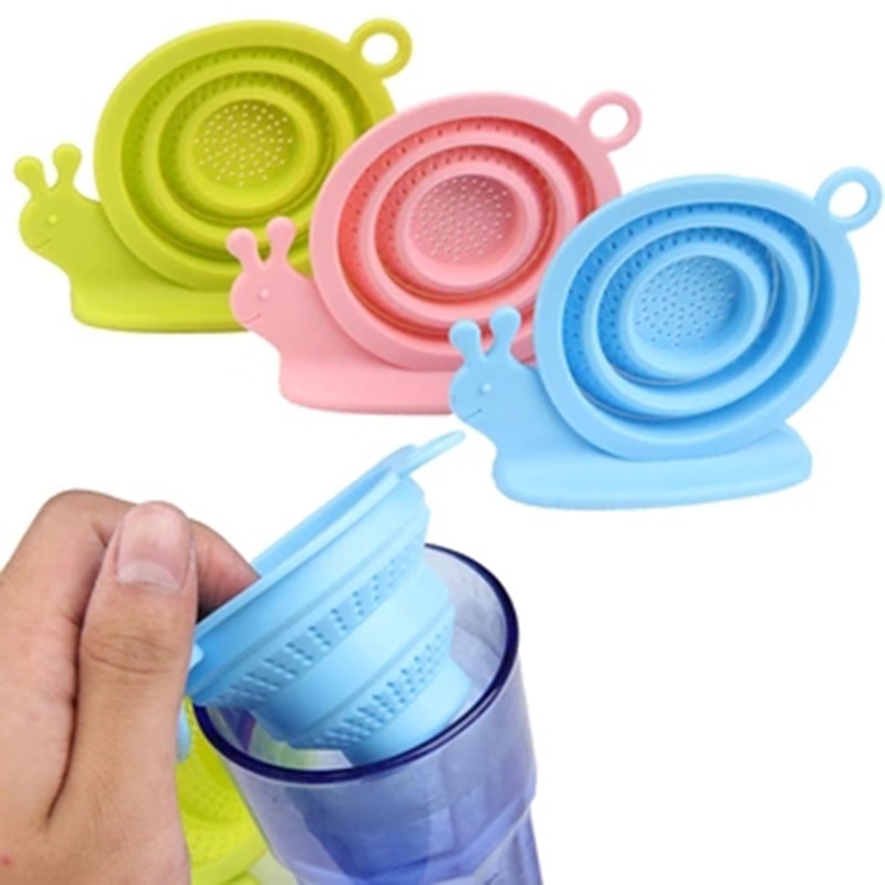 1pc silikon snegler te infuser søt løs te blad sil urte krydder infuser filter verktøy dørslag siler