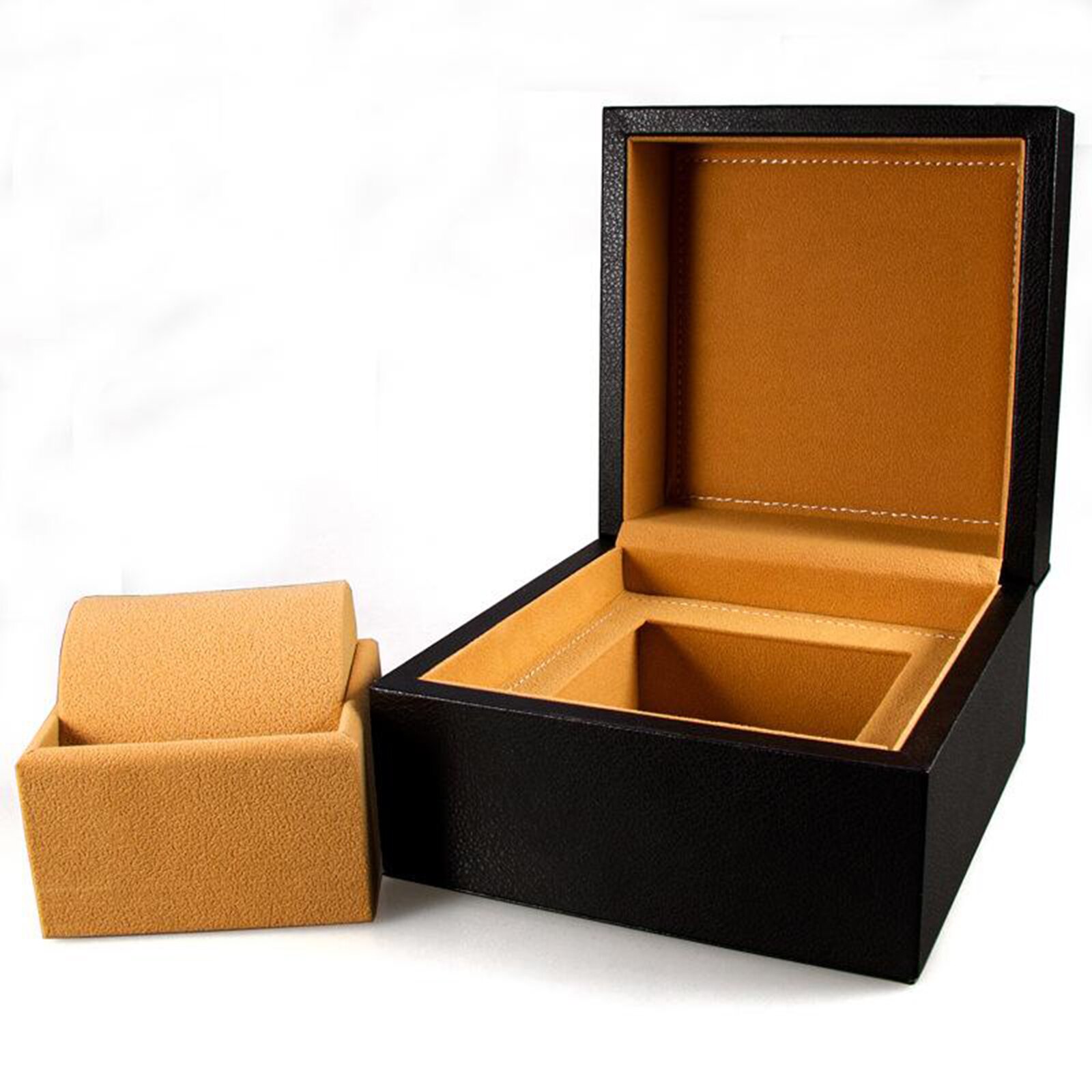 Single Slot Houten Horloge Case Box Sieraden Organizer Opslag Armband Horloge Doos