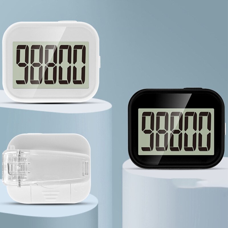 3D Pedometer Accurate Step Counter with Clip Large Display Accurate Pedometers for Steps Mile Step Tracker for Walking 2022