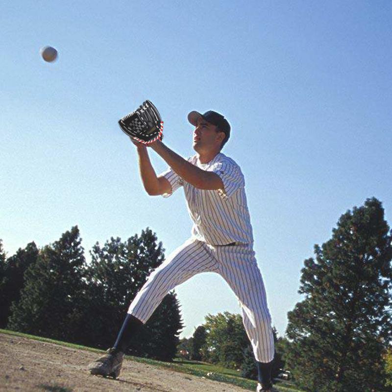 Fortykning pitcher baseball hanske 12.5 tommer sports votte voksen softball hanske pu hanske egnet for ungdom voksen