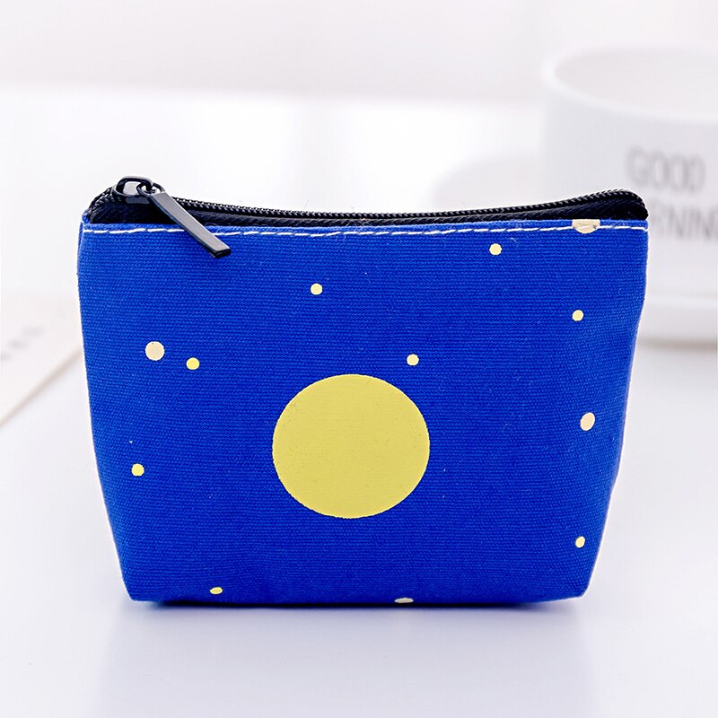 Yesello Meisjes Cute Print Snacks Portemonnee Portemonnee Tas Verandering Pouch Sleutelhouder Kinderen Canvas Portefeuilles: D