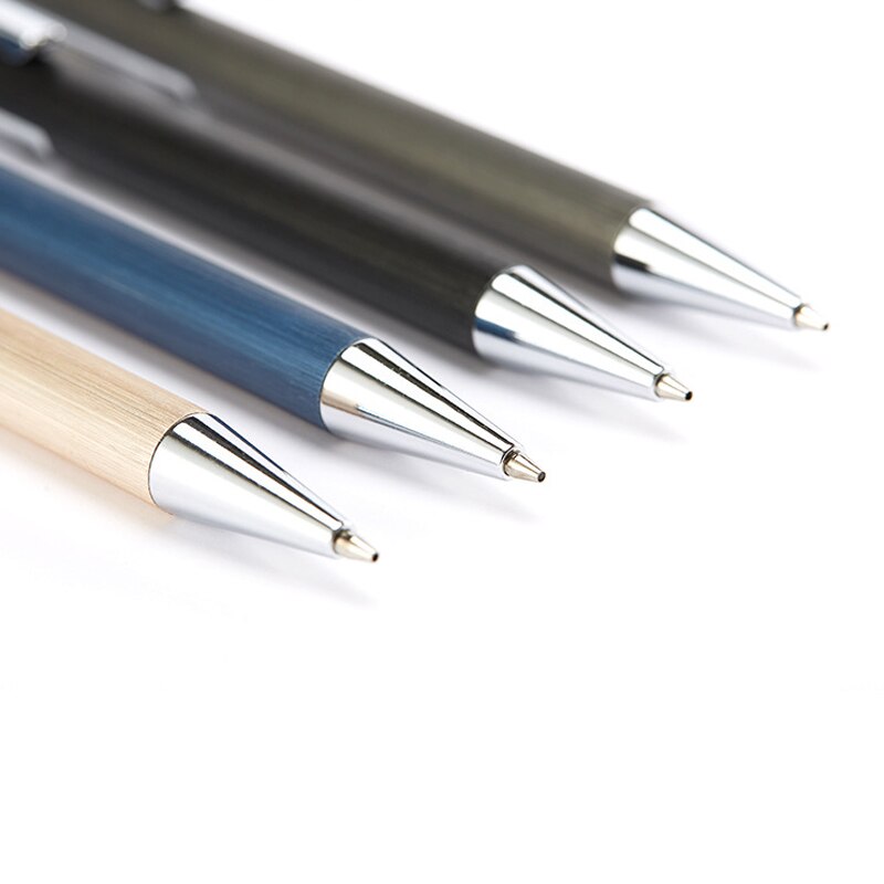 Lápiz mecánico automático de Metal de lujo, lápices de escritura de grafito de 0,5mm, suministros de papelería para oficina y escuela