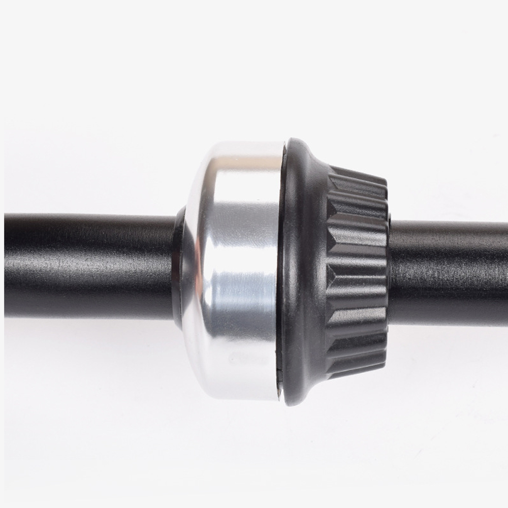 Sonnette de vélo rotative pour vtt, vélos pliants, guidon de Scooter, klaxon de vélo, accessoires de sécurité, anneau fort, sonnette de vélo: Gris clair