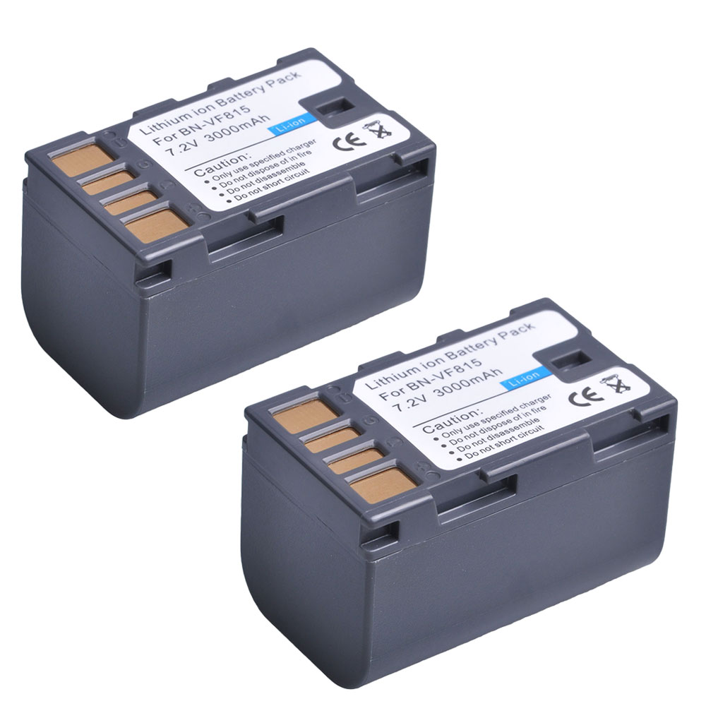 3000mAh BN-VF815 BN VF815 Battery for JVC Everio BN-VF815U GC-PX10 PX100 D720US D720EK GZ-HD3, HD5, HD6, HD7, HD10, HD30: black