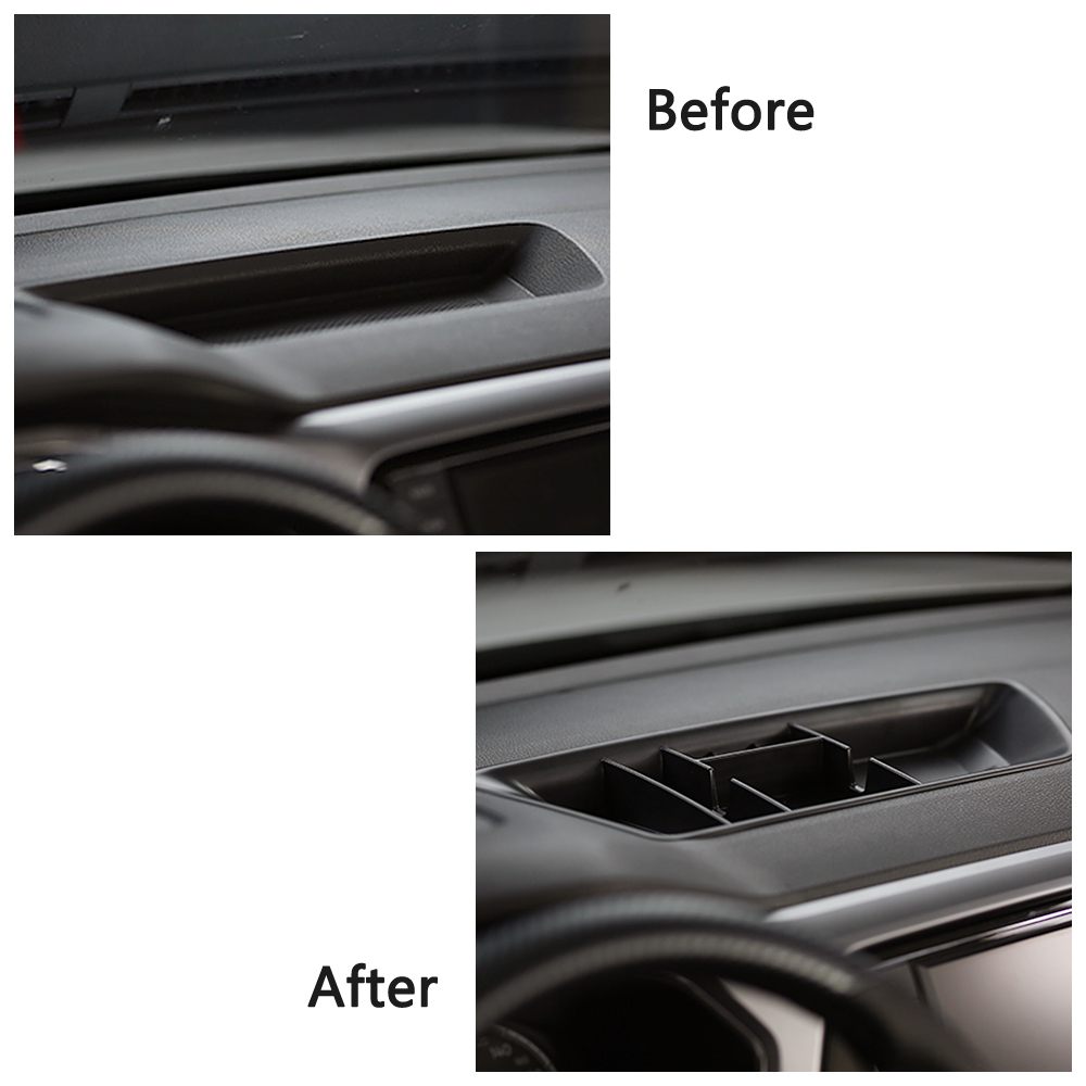 per Volkswagen VW t-attraverso TCROSS 2018-2020 scatola portaoggetti per cruscotto rimontare Organizer vassoio stivaggio riordino