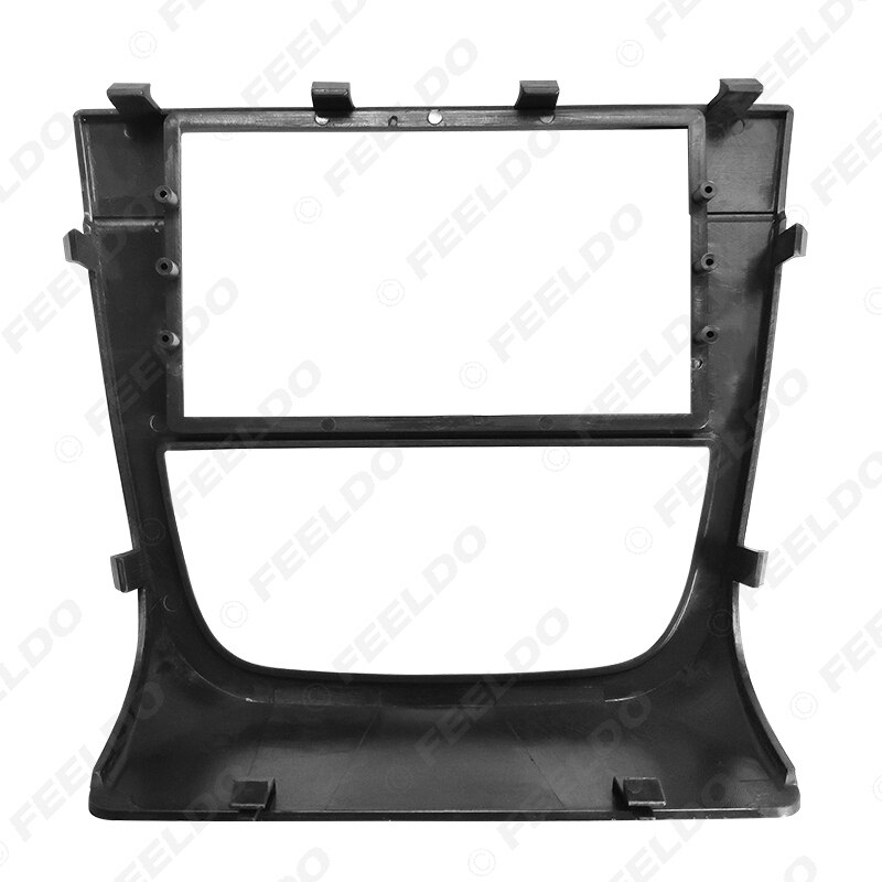 Feeldo Auto 2DIN Radio Fascia Frame Voor Volkswagen Gol G5/Voyage/Saveiro Stereo Dash Panel Plate Frame Installatie mount Kit