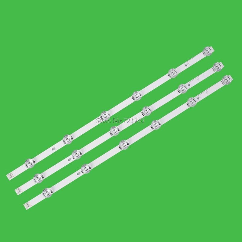 3 unids/set tira de LED para iluminación trasera 6 barra ligera de la lámpara para Lg 32 "TV 32LB5800-UG 32LB5610 y