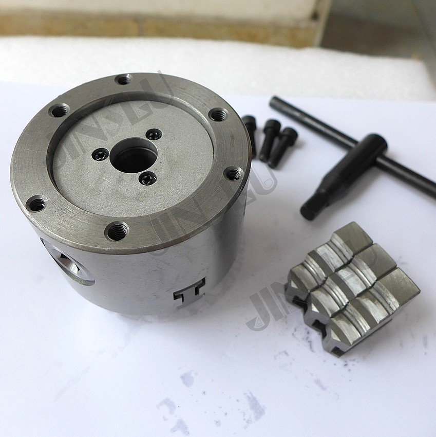 3 Jaws Self-centering Manual Lathe Chuck K11-80 80mm 3'' inch Lathe Accessories