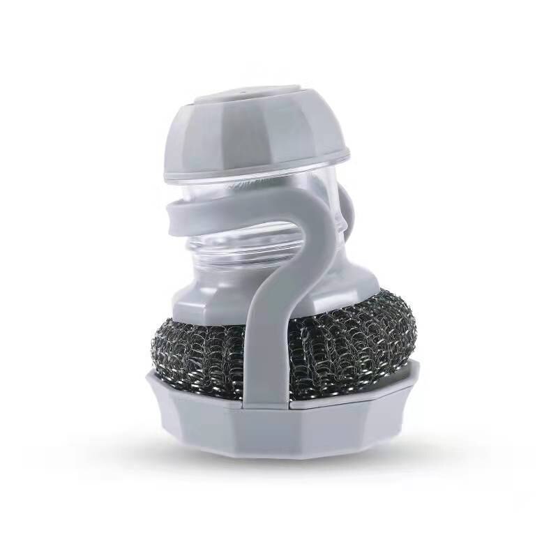 Cepillo de cocina limpiador de utensilios tipo prensa, aceite antiadherente, automático, hidráulico, para lavar platos, herramientas de descontaminación, artefacto de olla: The Old Style