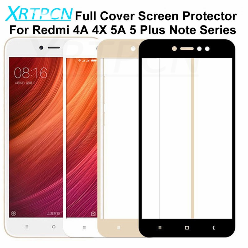Vidrio Protector 9D para Xiaomi Redmi 5 Plus S2 4X 4A 5A Protector de pantalla para Redmi Note 4 4X5 5A Pro película de vidrio templado
