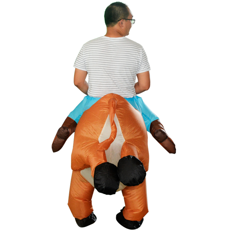 party fun blow-up suit inflatable ride a bull costume