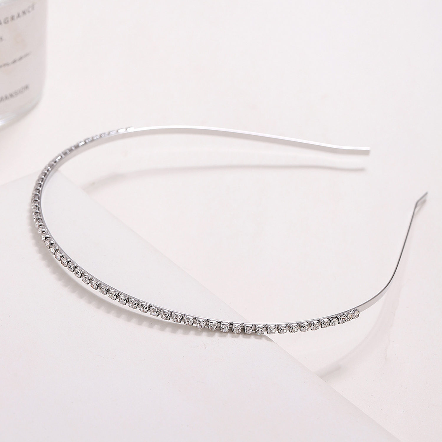 Hairband for Women Crystal Rhinestone Headband Gold Silver Color Headpiece Lady Girls Headdress Hair Accessories: army green