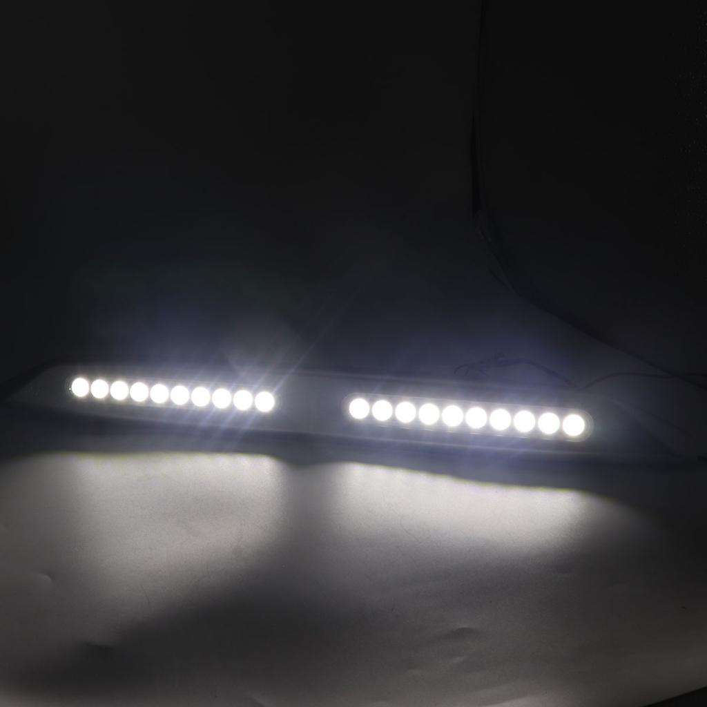 Waterproof 20 LED Motorhome Camper RV Marine Boat Caravan Awning Porch Lights 12V Silver