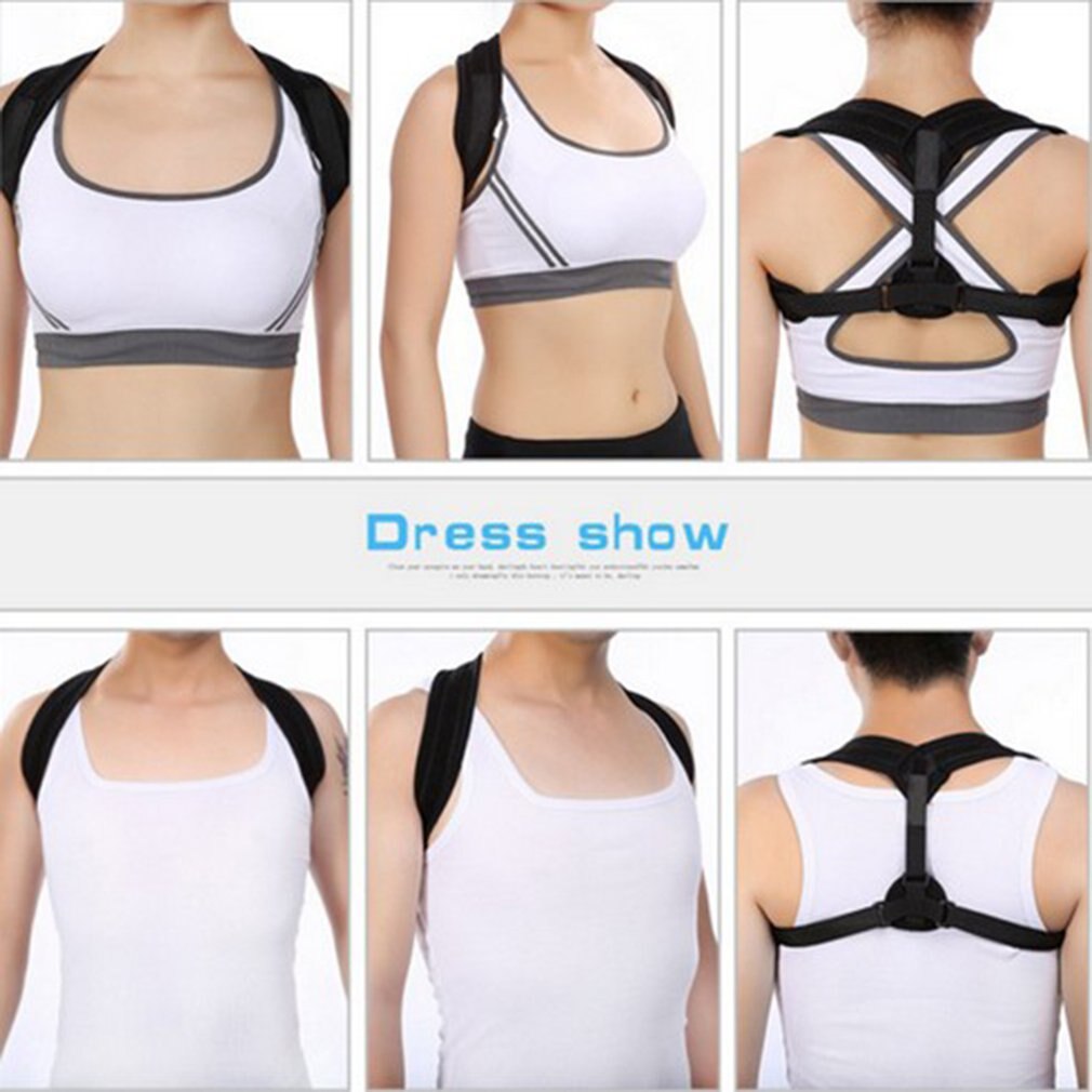 Unisex Houding Corrector Lumbale Onderrug Ondersteuning Schouder Brace Pijnbestrijding AU Terug Houding Corrector