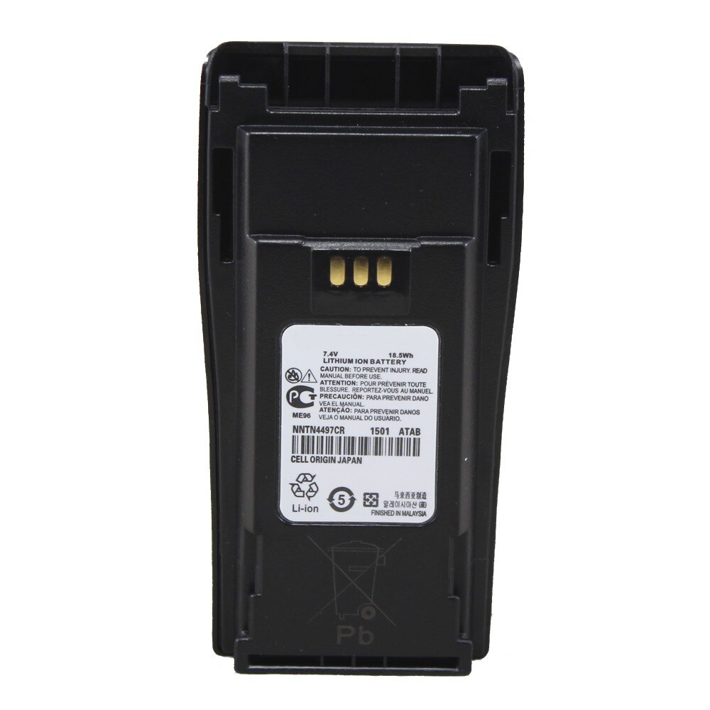 NNTN4497 Ricaricabile Li-Ion Batteria 2500mAh Ad Alta Capacità Per DEP450 CP140 CP040 CP200 CP380 EP450 CP180 GP3688 PR400