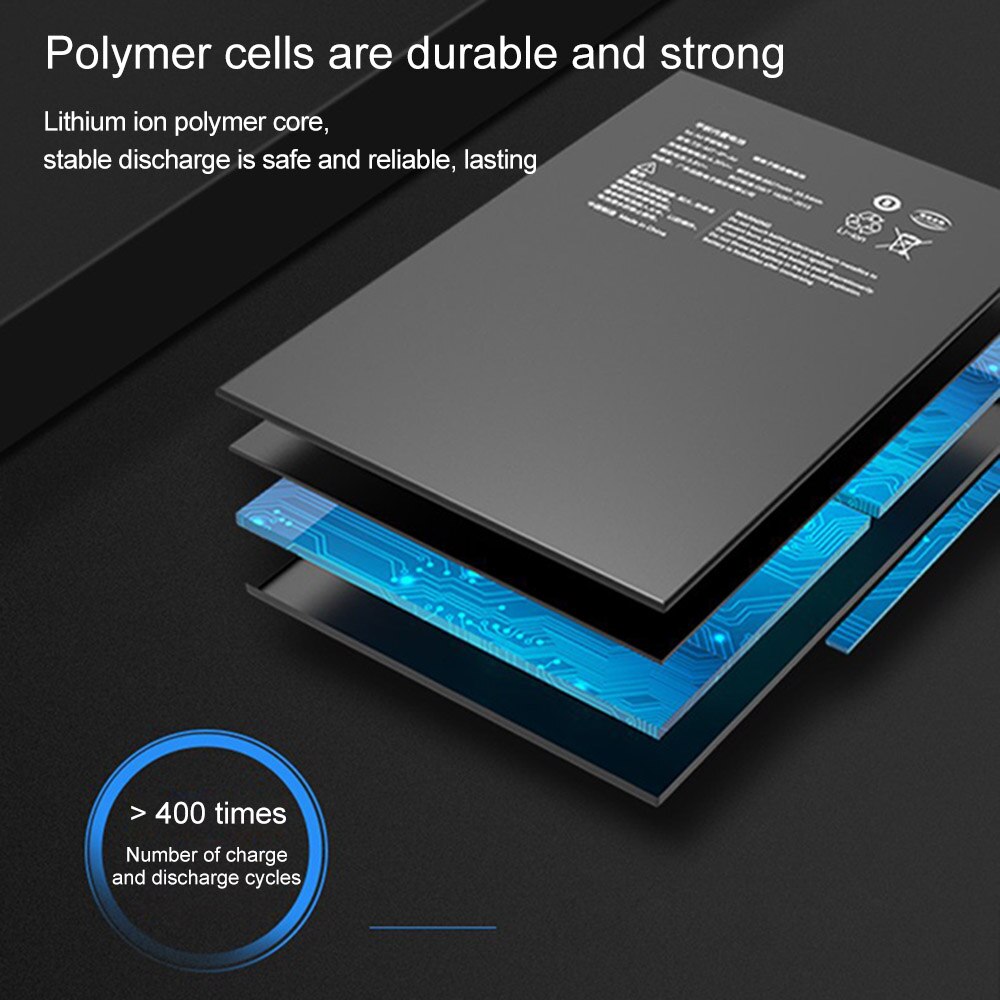 Pinzheng nettbrettbatteri til eple ipad 5 luft a1... – Grandado