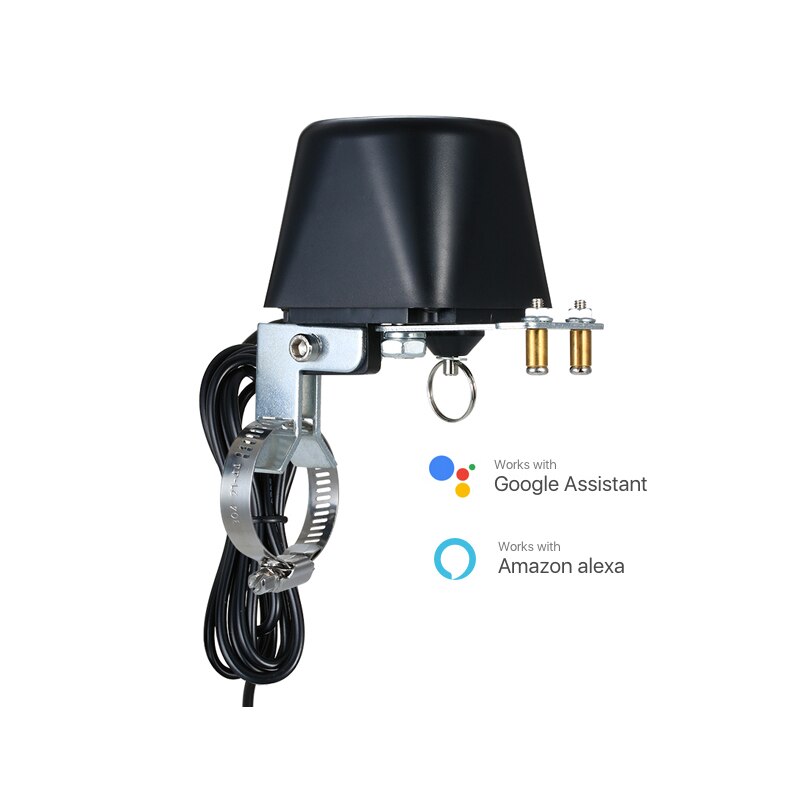 Tuya gas vattenventil zigbee trådlös kontroll smart hemautomation kontrollventil gassäkerhetsstöd alexa google assistant