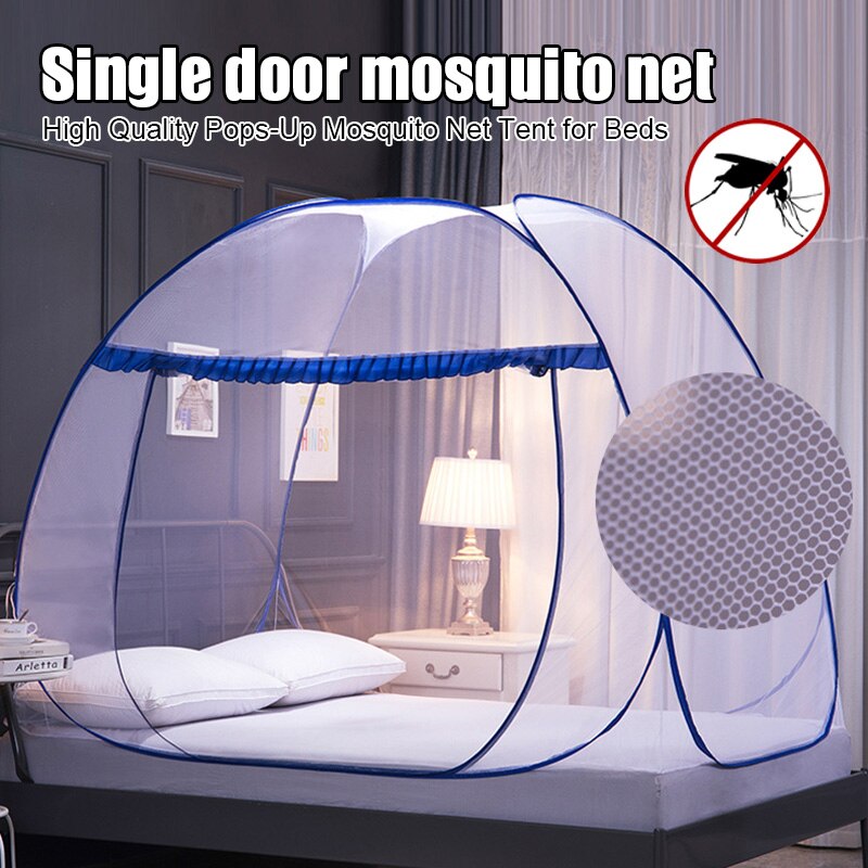 Pop-Up Tente de Moustiquaire pour Lits Anti Moustiques Pliante avec Fond Plein pour Voyage FPing