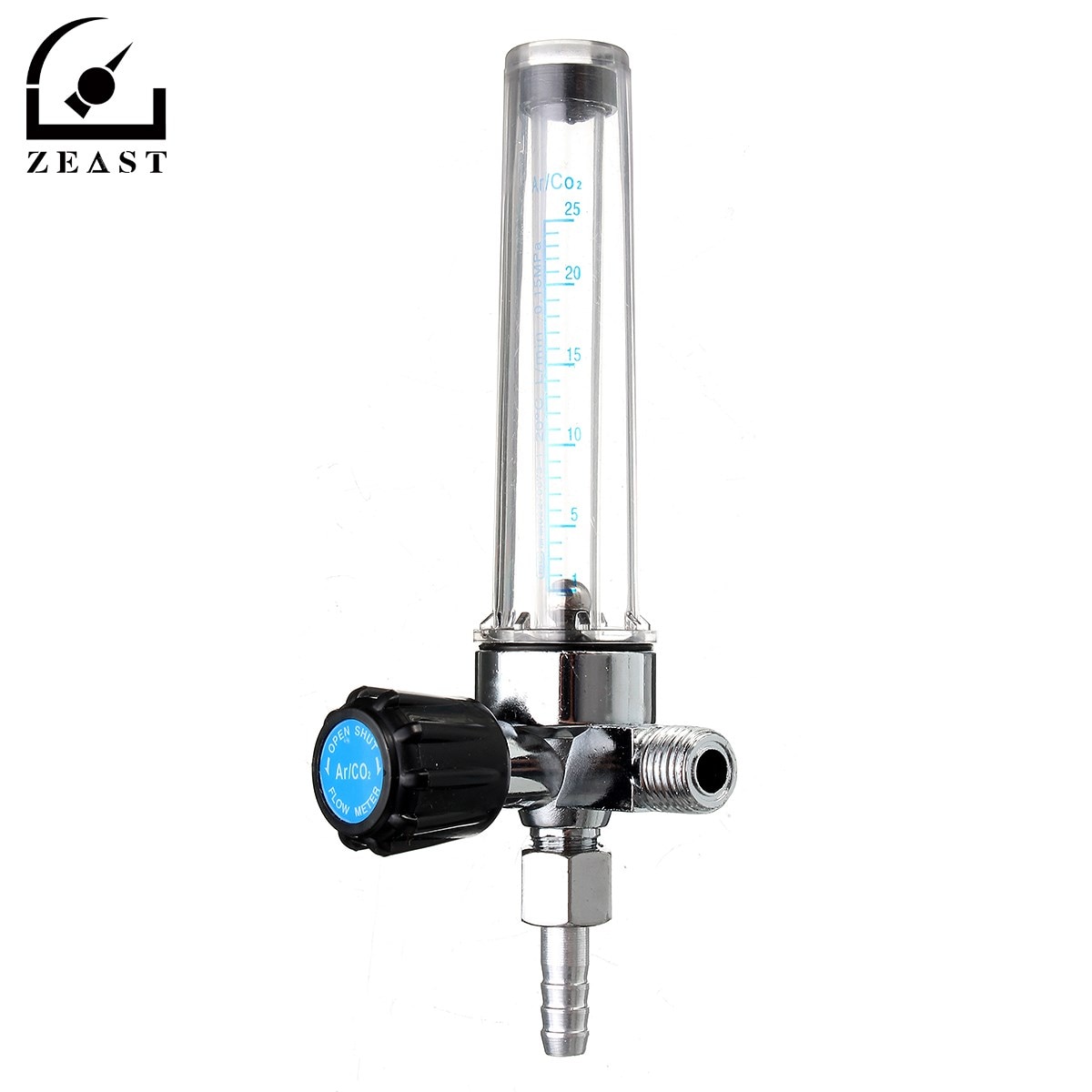 1/4PT 0,15 MPA Mig fließen Meter Gas Argon AR/CO2 Regler Schweißen Schweißen 7mm Bar Anschluss