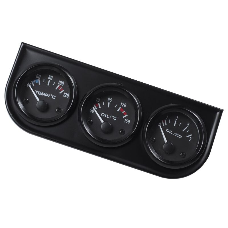 Acheter Kit de jauge électronique Triple 52mm, pression d'huile, jauge de température de l'eau, voltmètre 3 en 1, compteur de voiture Acheter Kit de jauge électronique Triple 52mm, pression d'huile, jauge de température de l'eau, voltmètre 3 en 1, compteur de voiture